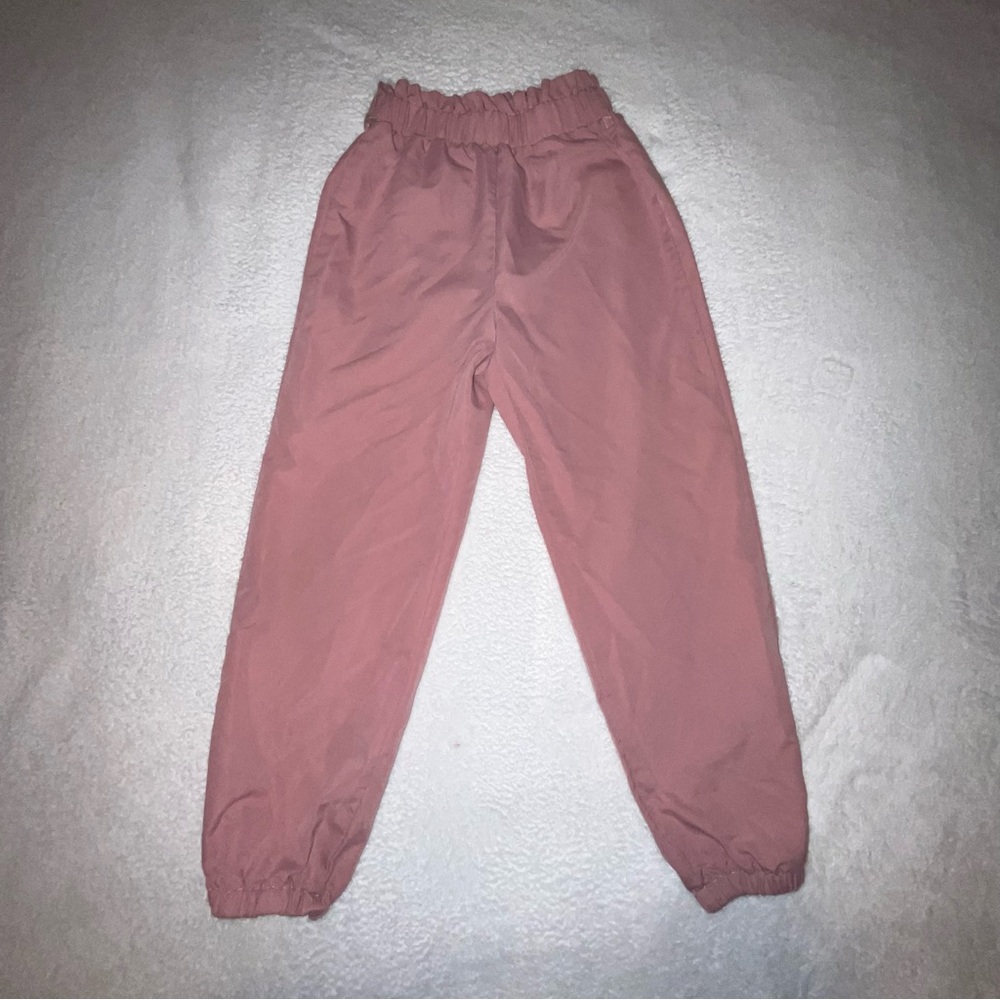Kids girls children  Pink Elastic Waist Pants